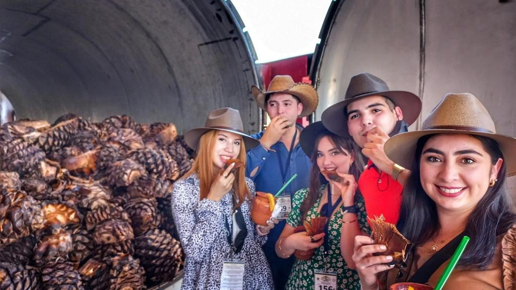 Group enjoying seasonal food tour and local events